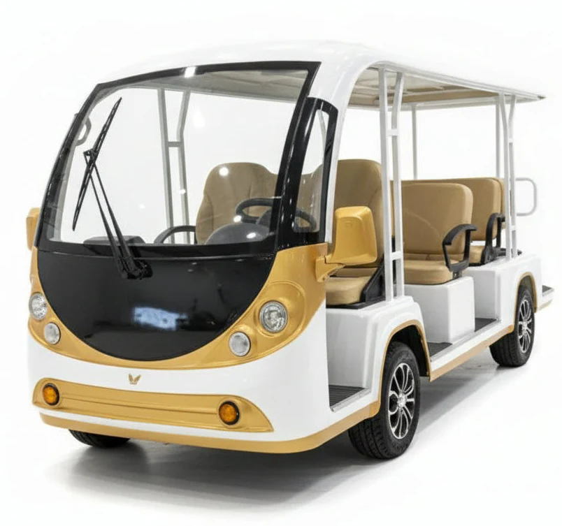 Electric Tour Shuttle 75V with 08 Seats Sightseeing Bus
