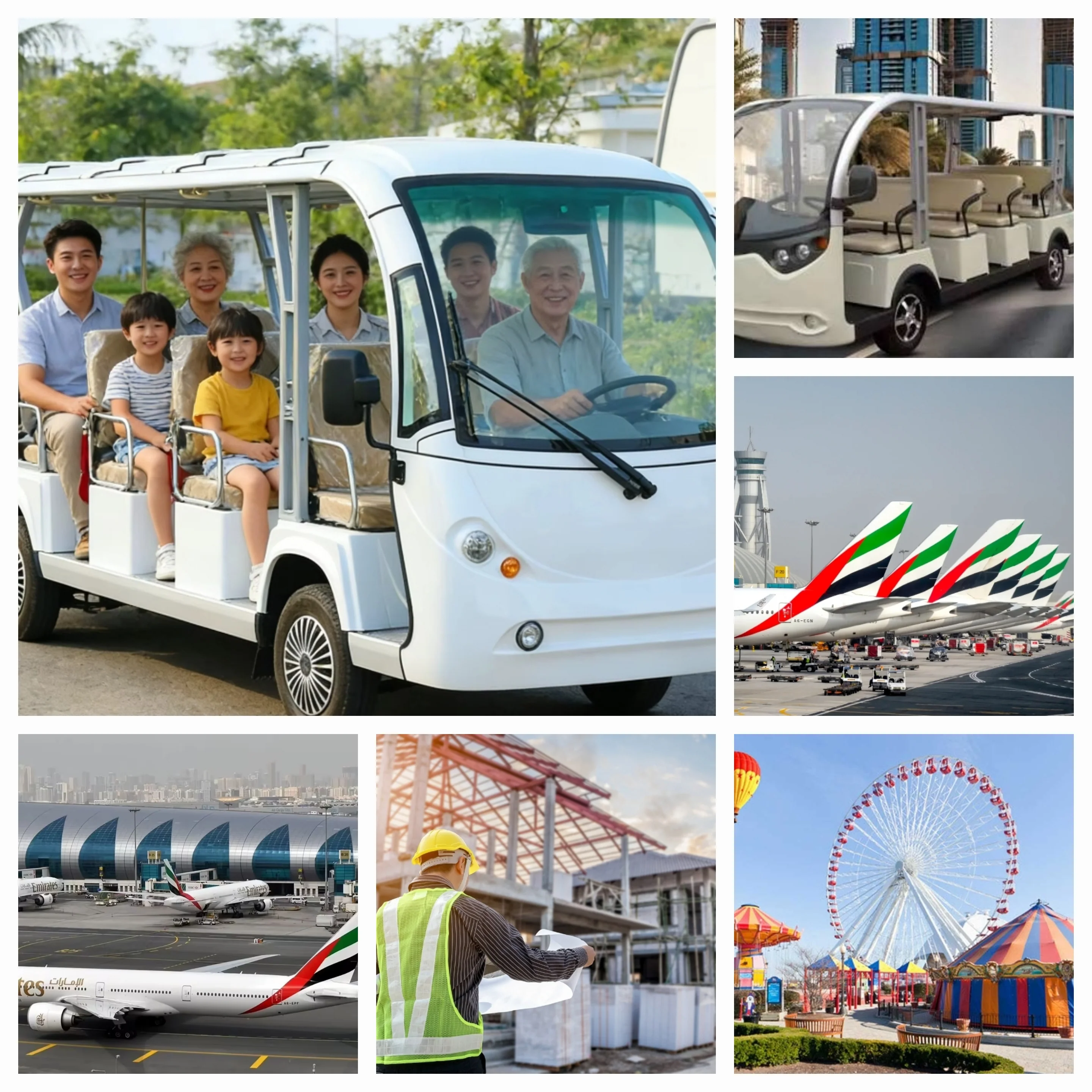 Electric Sightseeing Cart for Scenic Spots 14-Seater - Image 2