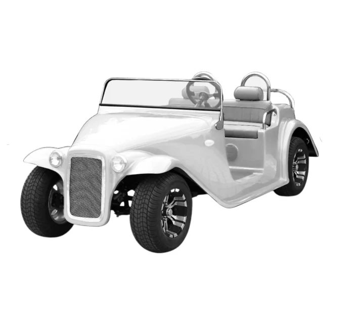 Electric Vintage Royal Golf Cart 2+2 Seater - Image 2