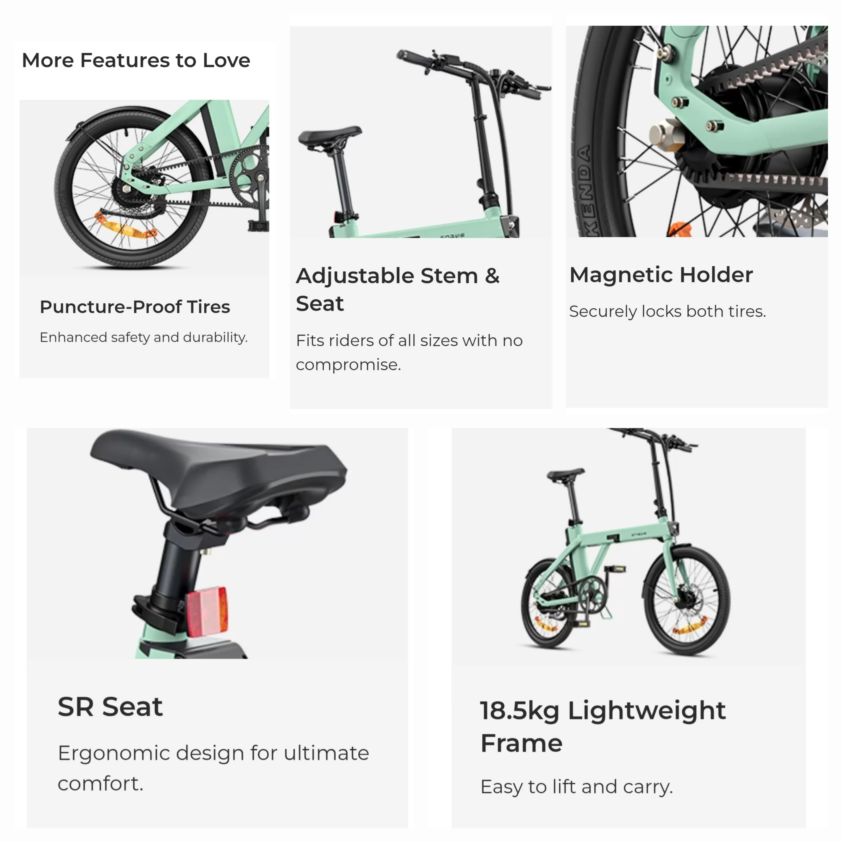 ENGWE P20 Electric Bike 100km Long Range Light Weight - Image 4