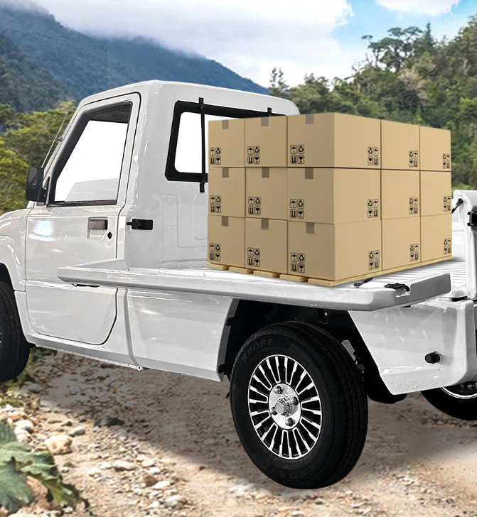 Ev Auto pickup Car Adult 4-Door with cargo space city use - Image 3