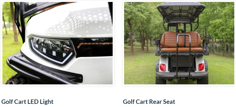 EV Golf Hunting Adventure car with Off Road Tyres Leather seats - Image 10