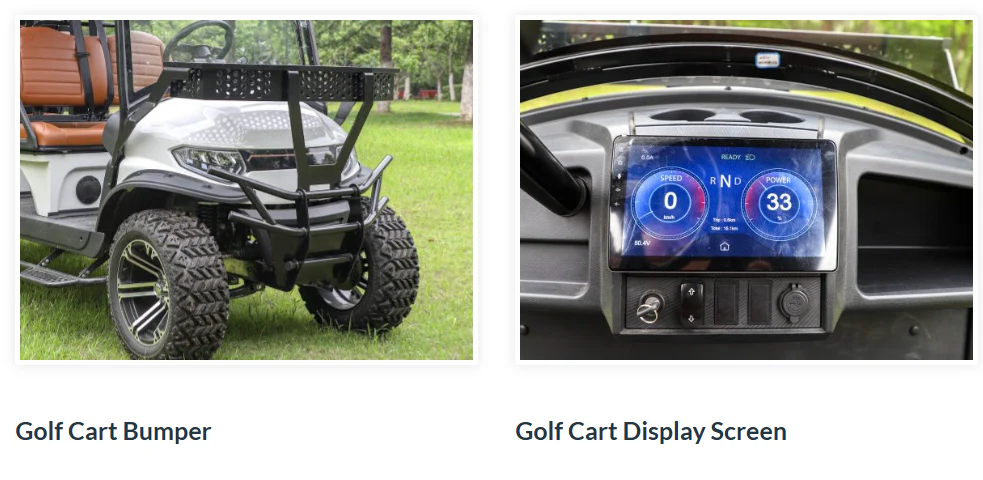 EV Golf Hunting Adventure car with Off Road Tyres Leather seats - Image 11