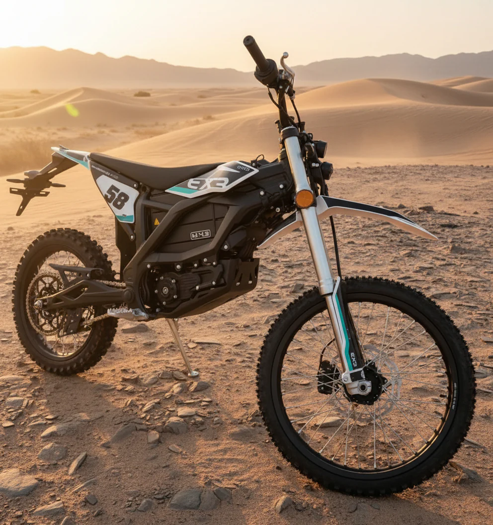 EX3 Speed Electric Dirt Bike 74V 58Ah 6kw