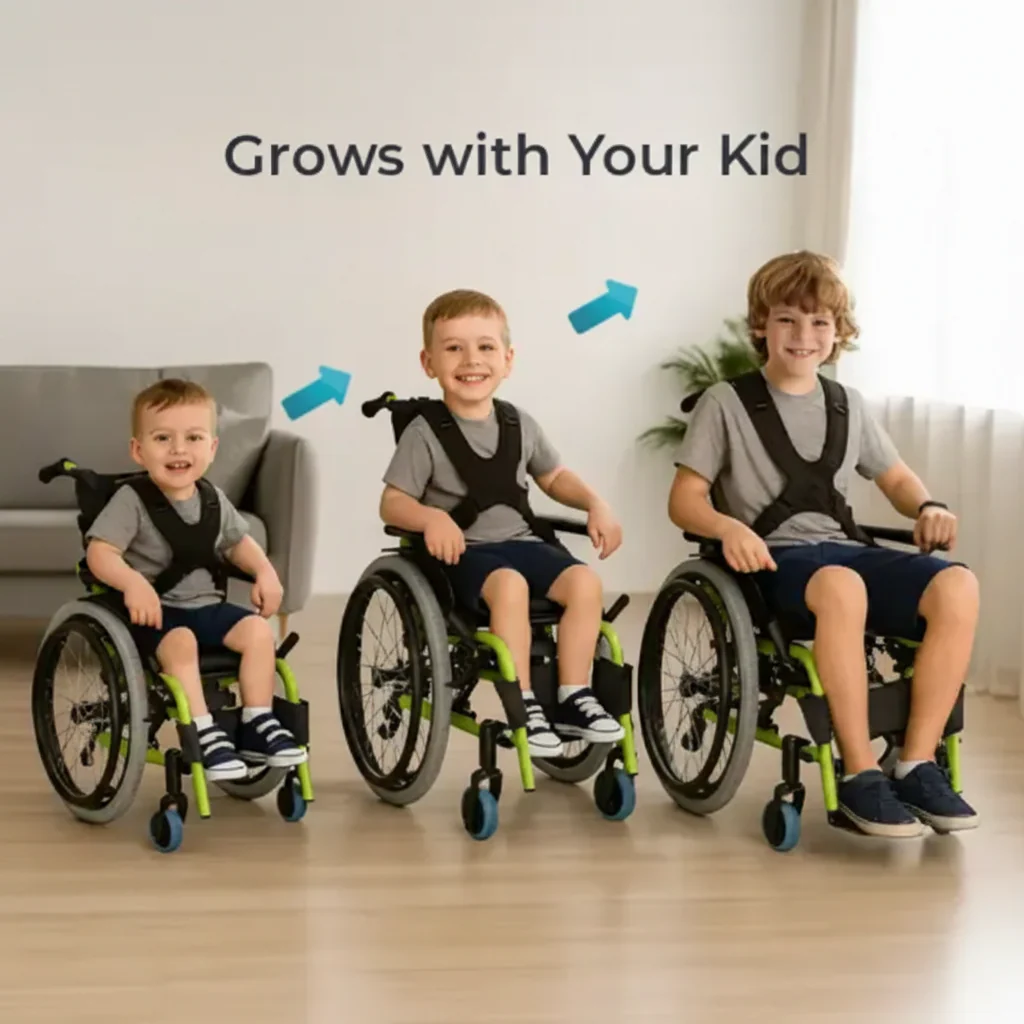 Explorer Kids Wheelchair- Max 75kg Body weight - Image 2