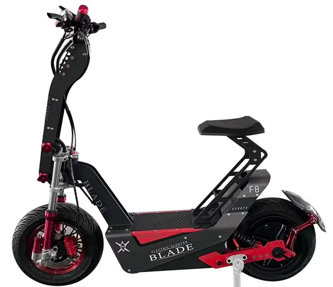 F8 blade mountain off road Electric scooter 72V 30Ah 4000W - Image 2