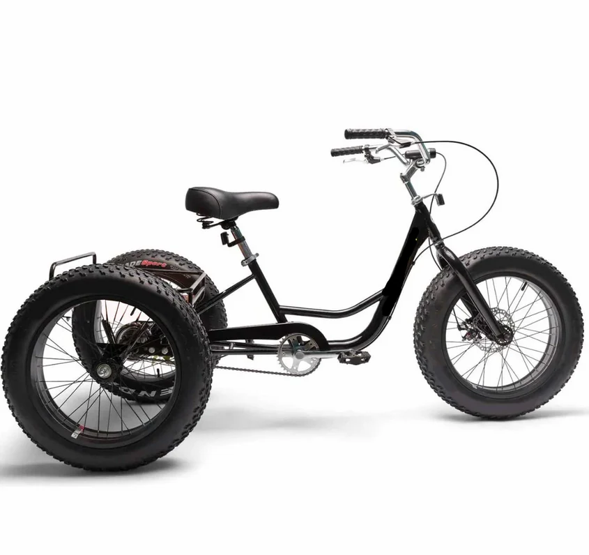 Fat Tire 20" Tricycle with Basket Perfect for Business or Leisure - Image 3