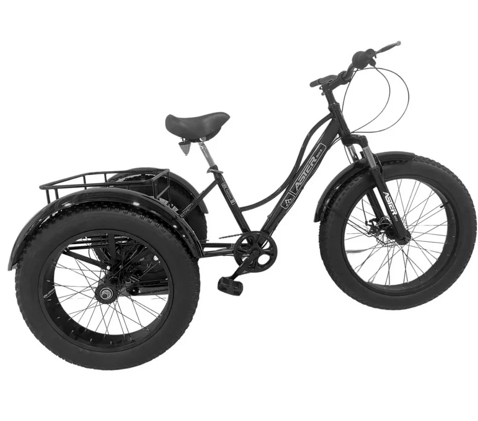 Fat Tire 20" Tricycle with Basket Perfect for Business or Leisure - Image 6