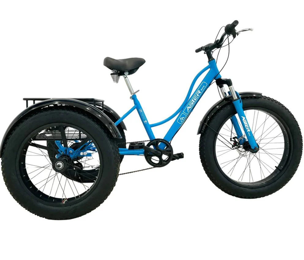 Fat Tire 20" Tricycle with Basket Perfect for Business or Leisure - Image 7