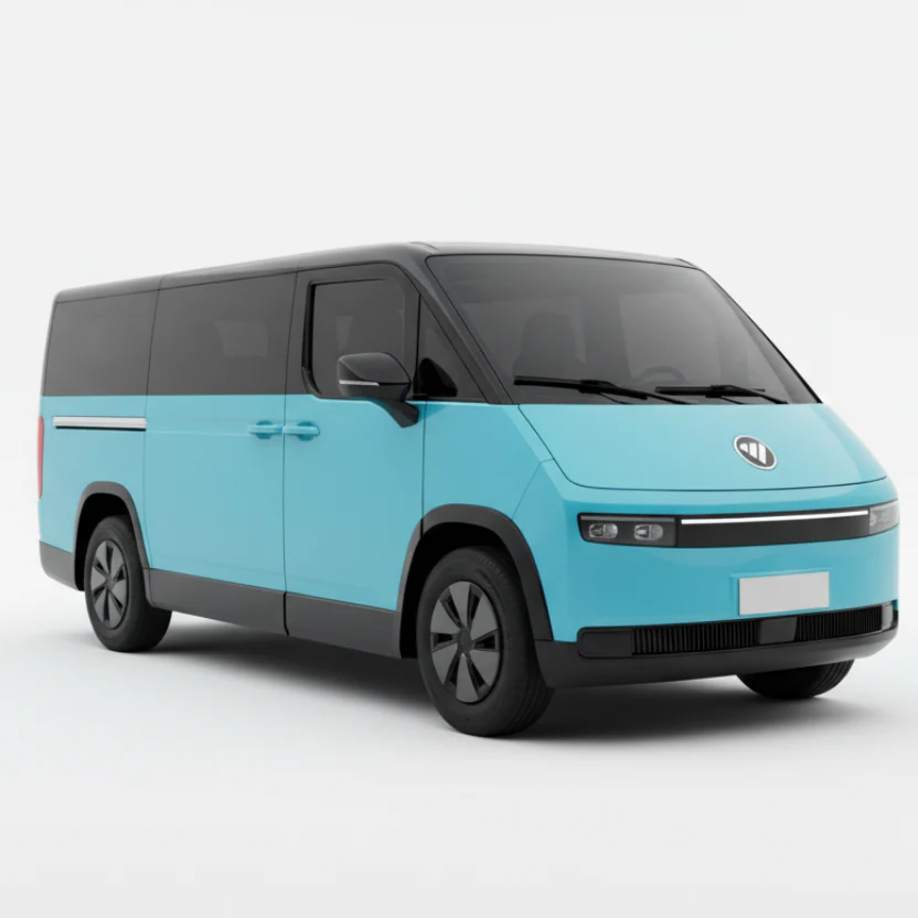 FOTON I9 EV Cargo Passenger Van Energy Saving 4 Wheelers With Backup Camera System - Image 4