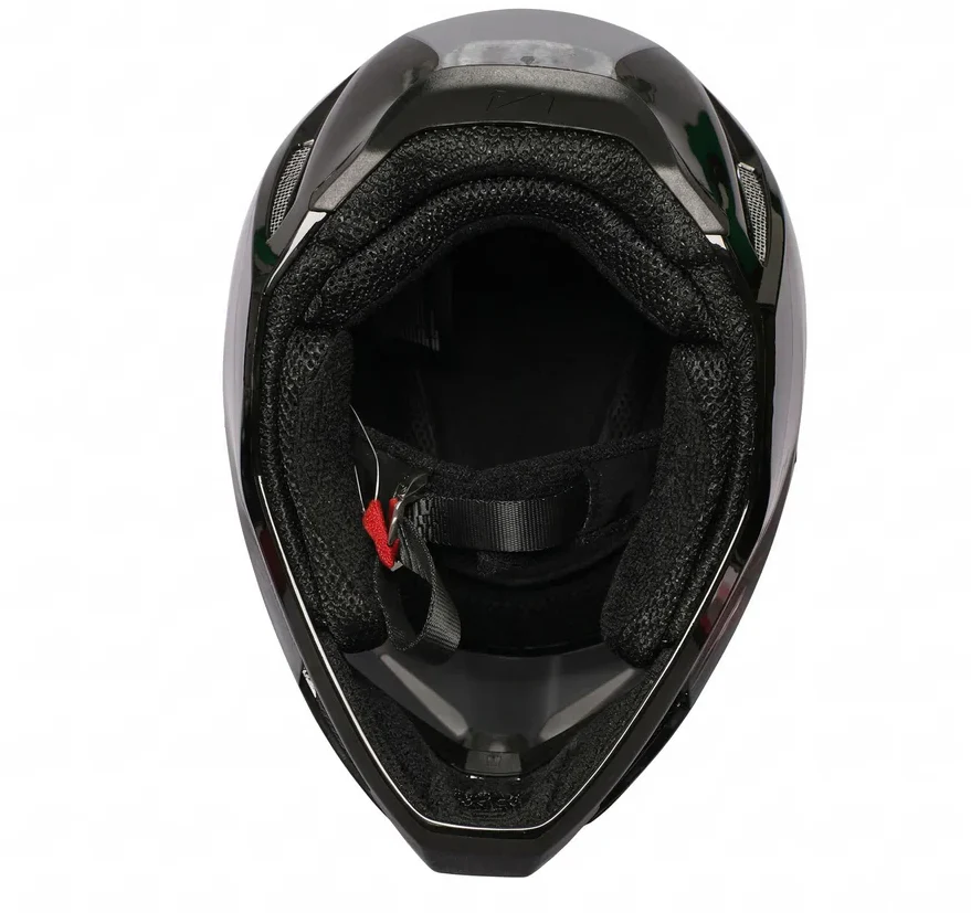 FOX V1 Solid Dark Shadow Grey Off Road Motorcycle Motocross Helmet - Image 4