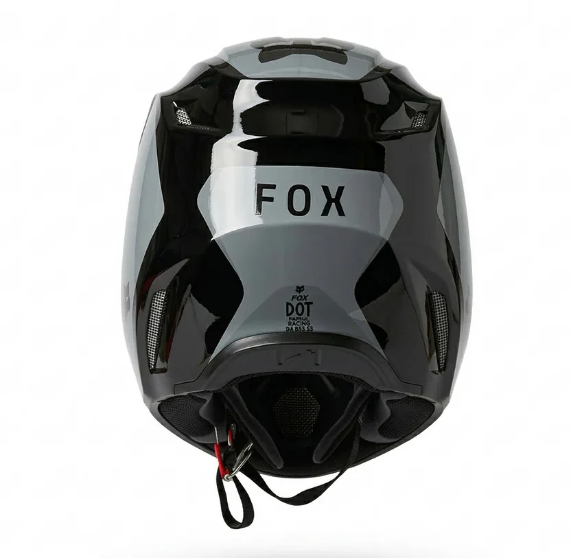 FOX V1 Solid Dark Shadow Grey Off Road Motorcycle Motocross Helmet - Image 5
