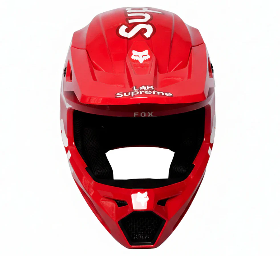 FOX V1 Supreme Red Motocross Helmet - Image 6