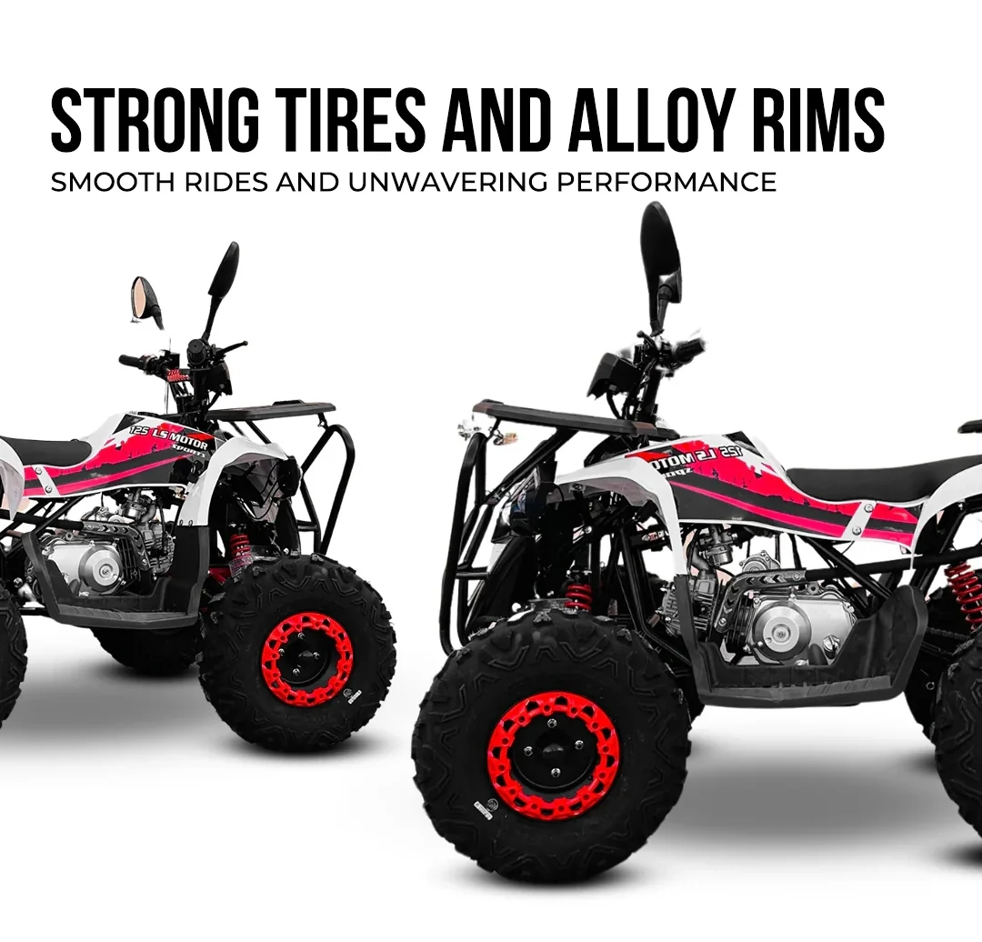 Full Automatic Off Road Atv With Riverse Gear 125cc Gas powered - Image 5