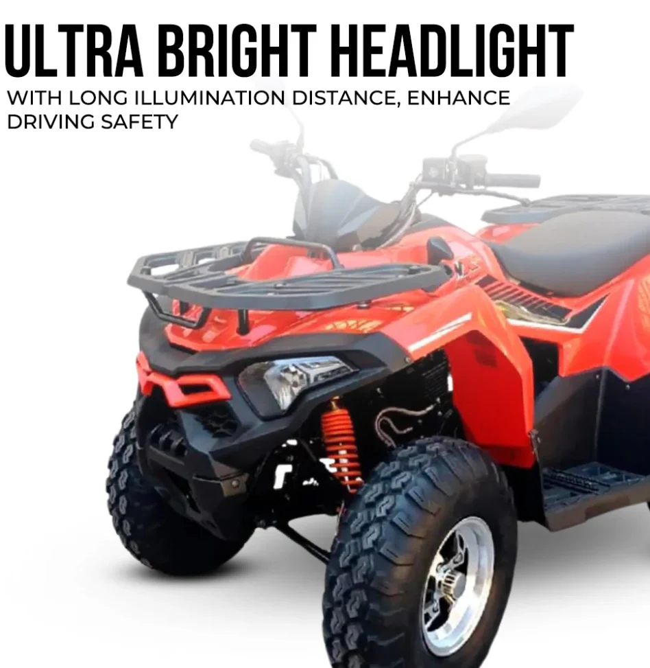 Gas ATV Quad Bike Off Road Rage 230CC Automatic - Image 4