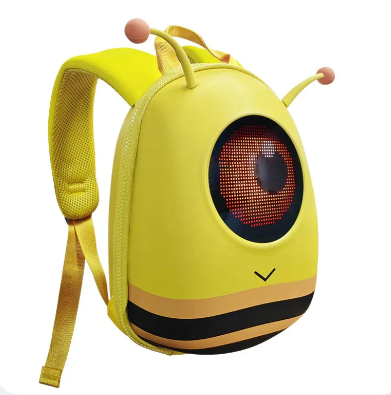Girls LED Smart Display Backpack Pixel Art Bag Small Ant Cute Carrot