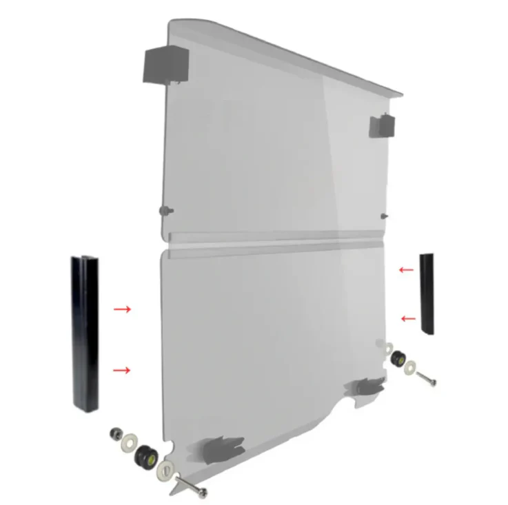 Golf Cart Wind Screen For Club Car Lvtong,Excar,EZGO,E1 - Image 4