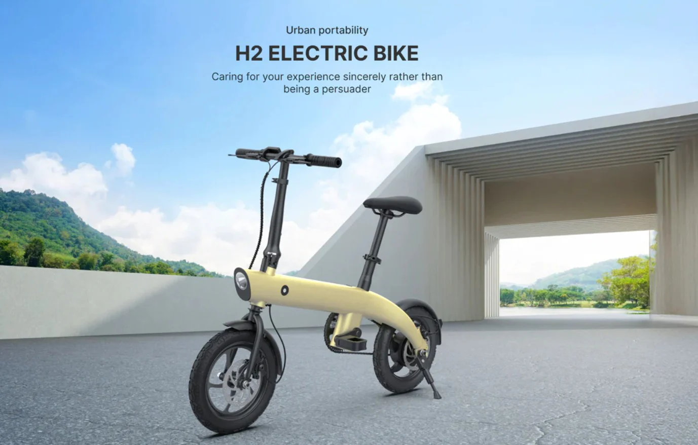 H2 Folding Electric Bike 14-Inch 250W Motor 36V Detachable Battery 25kmh - Image 6