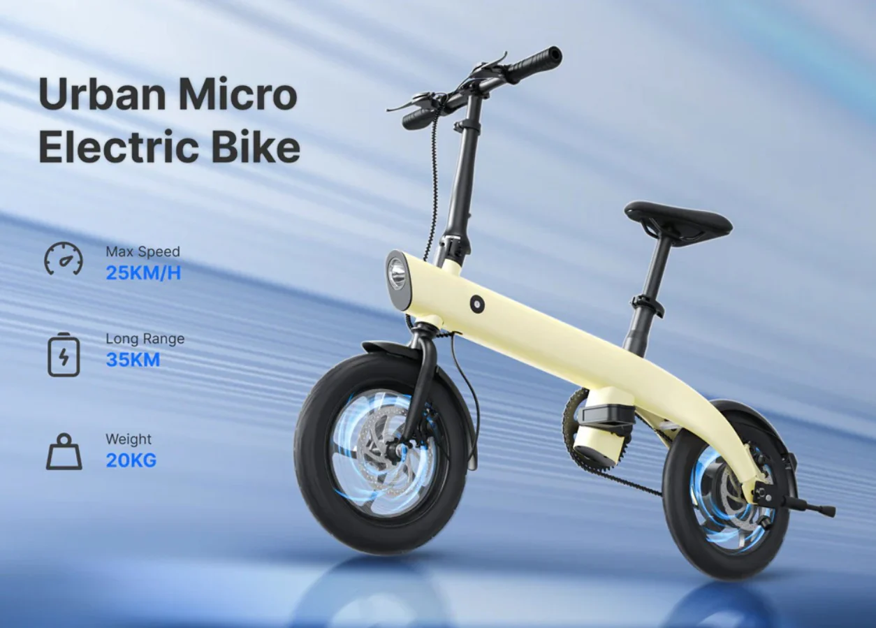 H2 Folding Electric Bike 14-Inch 250W Motor 36V Detachable Battery 25kmh - Image 8