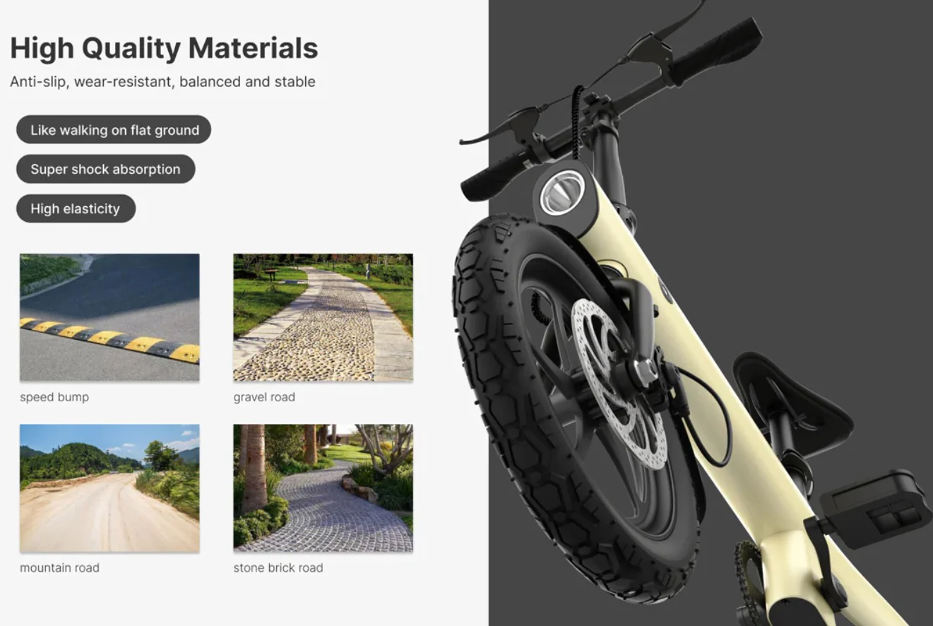 H2 Folding Electric Bike 14-Inch 250W Motor 36V Detachable Battery 25kmh - Image 9