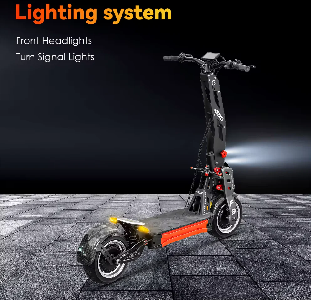 Land cruiser F9 Electric Scooter 2024 Off Road |100km Range| Fast|4000W dual motor|60V - Image 13