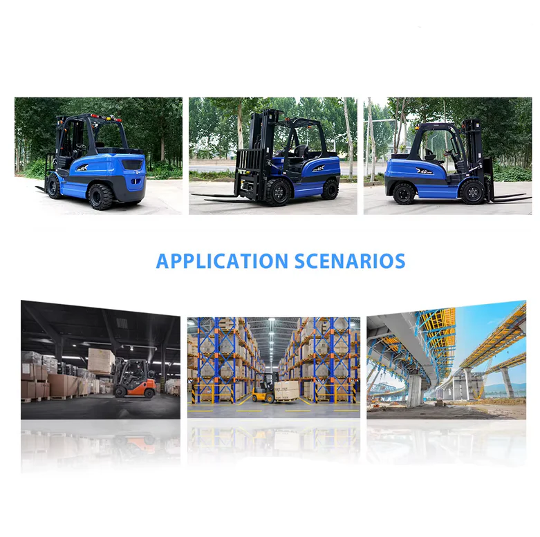 High Efficiency Industrial Electric Forklift 2-4 Ton CE Farm Battery Forklift 4 Wheel Forklift - Image 3