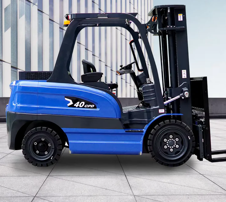 High Efficiency Industrial Electric Forklift 2-4 Ton CE Farm Battery Forklift 4 Wheel Forklift - Image 4