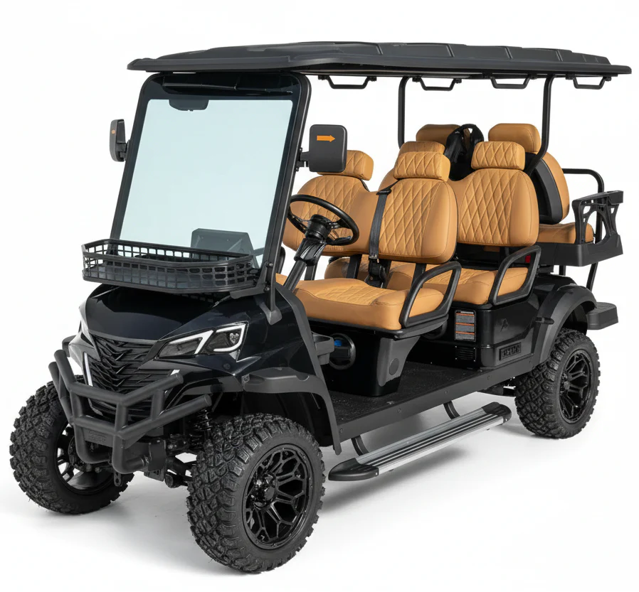 High Performance Luxury 6-seater Electric Off-road Golf Cart for Golf , utility, Campsite Use