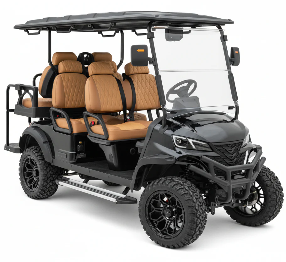 High Performance Luxury 6-seater Electric Off-road Golf Cart for Golf , utility, Campsite Use - Image 3