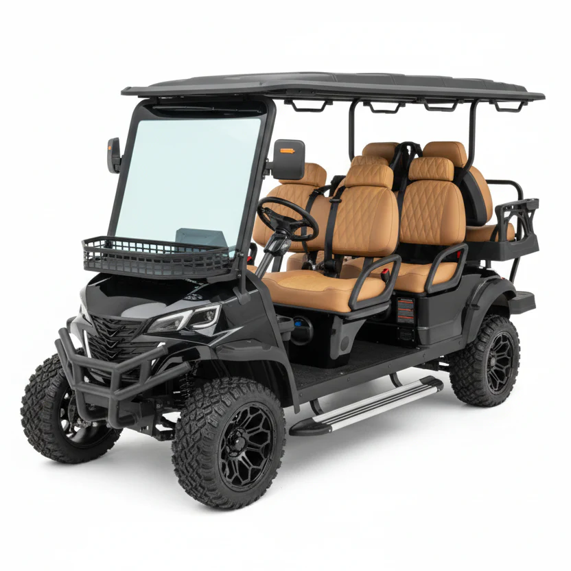 High Performance Luxury 6-seater Electric Off-road Golf Cart for Golf , utility, Campsite Use - Image 4