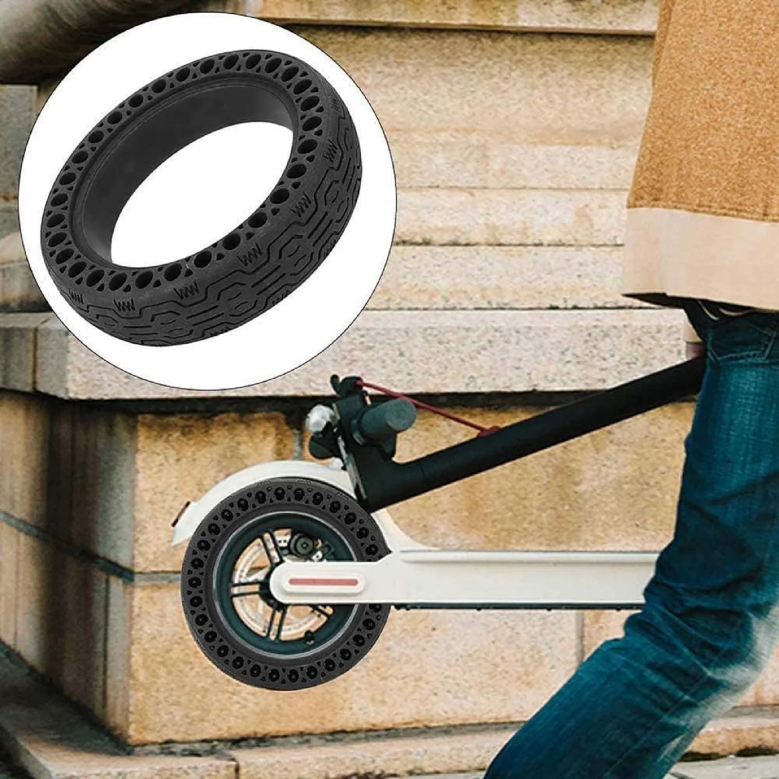 Honeycomb Rubber 8.5 Inch Tire Solid Tire for Xiaomi M365 Pro Scooter - Image 4