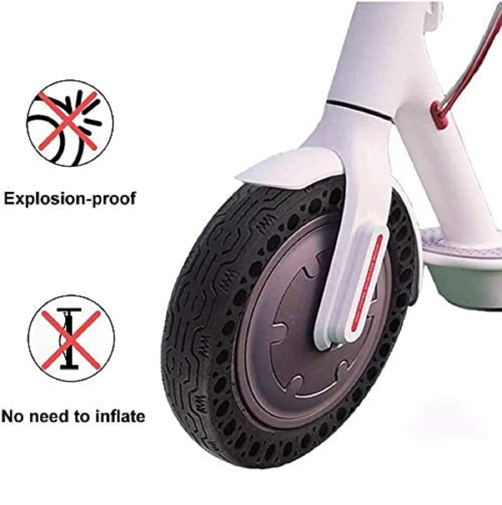 Honeycomb Rubber 8.5 Inch Tire Solid Tire for Xiaomi M365 Pro Scooter - Image 5