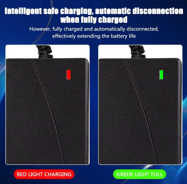 Hoverboard Charger Electric Scooter Charger, 42V 2A - Image 3