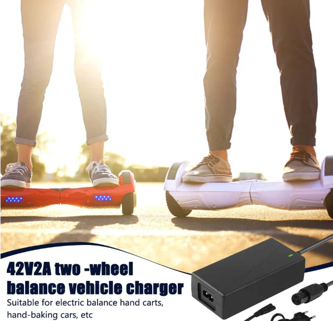 Hoverboard Charger Electric Scooter Charger, 42V 2A - Image 4