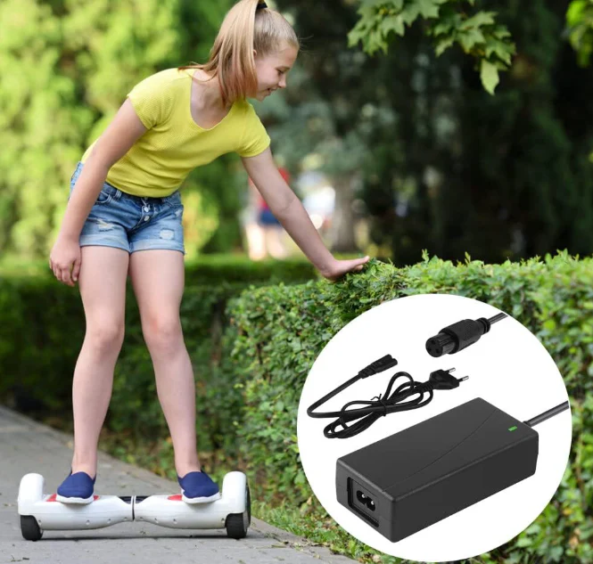 Hoverboard Charger Electric Scooter Charger, 42V 2A - Image 7