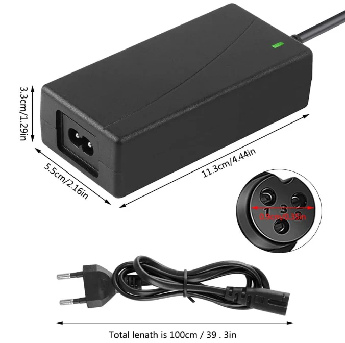 Hoverboard Charger Electric Scooter Charger, 42V 2A - Image 8