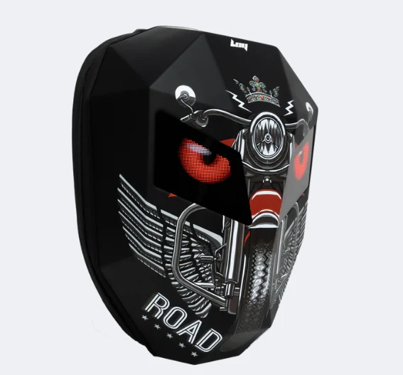Iron Man Crown LED Display Smart Backpack – Ultimate Rider Visibility & Style