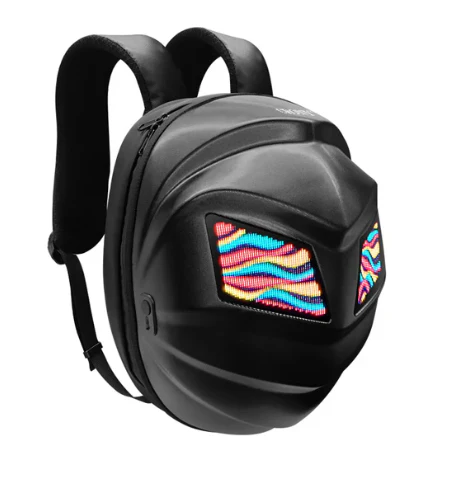 Iron Man Crown LED Display Smart Backpack – Ultimate Rider Visibility & Style - Image 12