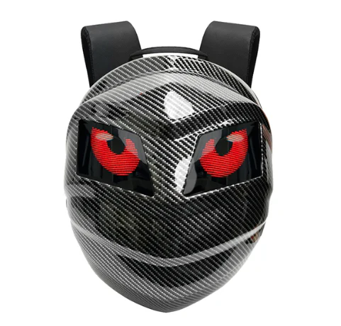 Iron Man Crown LED Display Smart Backpack – Ultimate Rider Visibility & Style - Image 13