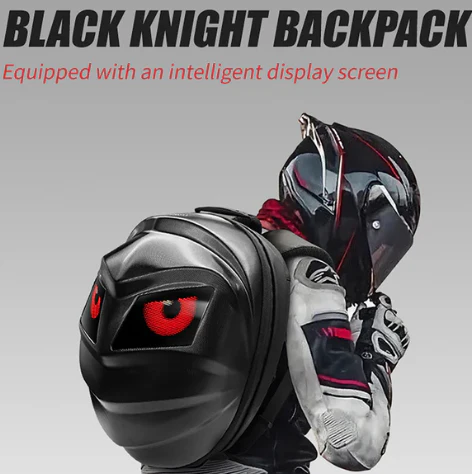 Iron Man Crown LED Display Smart Backpack – Ultimate Rider Visibility & Style - Image 6