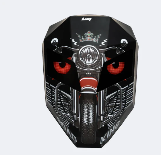 Iron Man Crown LED Display Smart Backpack – Ultimate Rider Visibility & Style - Image 8