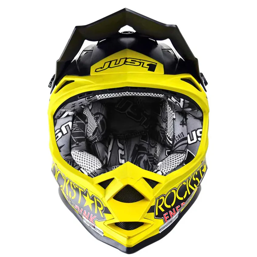 JUST1 Kids Rockstar 2.0 Matte Helmet – Lightweight Youth Motocross Helmet - Image 2