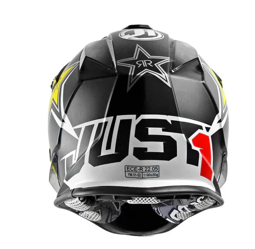 JUST1 Kids Rockstar 2.0 Matte Helmet – Lightweight Youth Motocross Helmet - Image 3