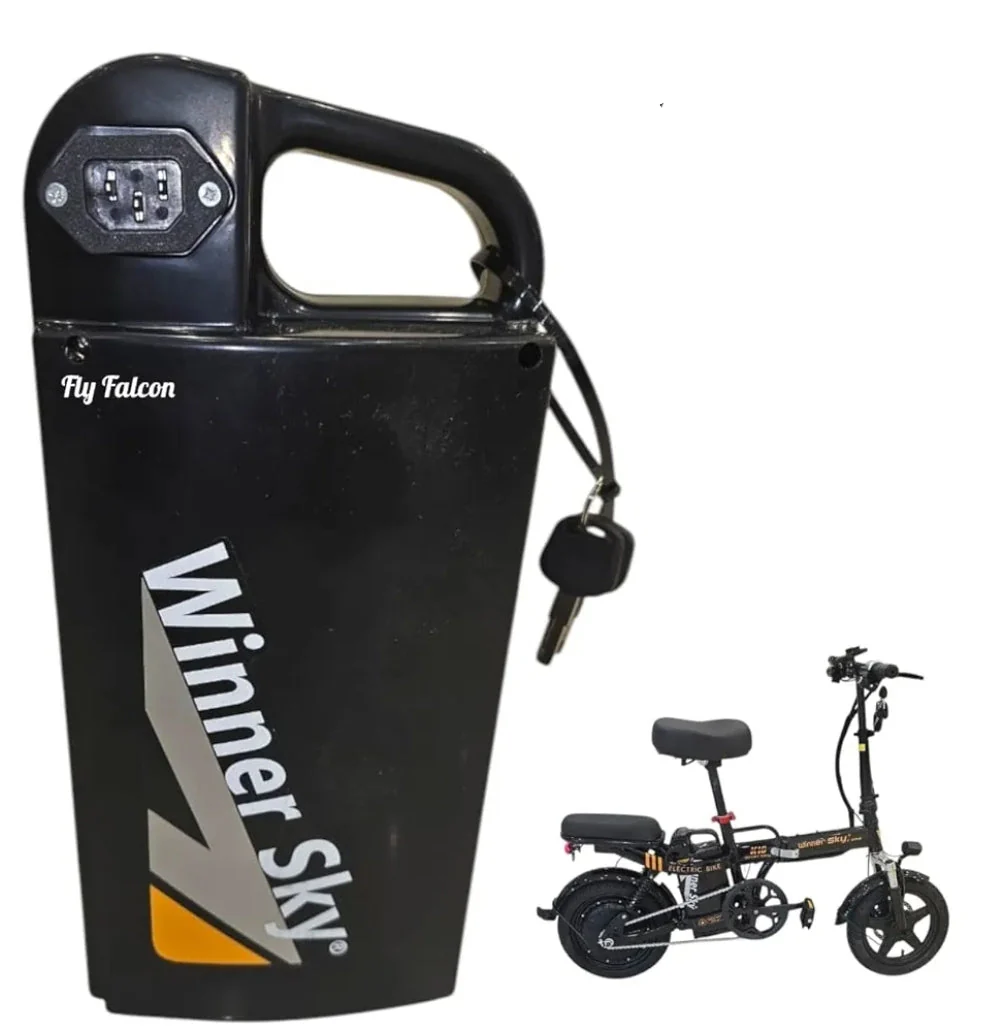 K11 Electric Bike Replaceable Battery 48V 12Ah with Lockable key