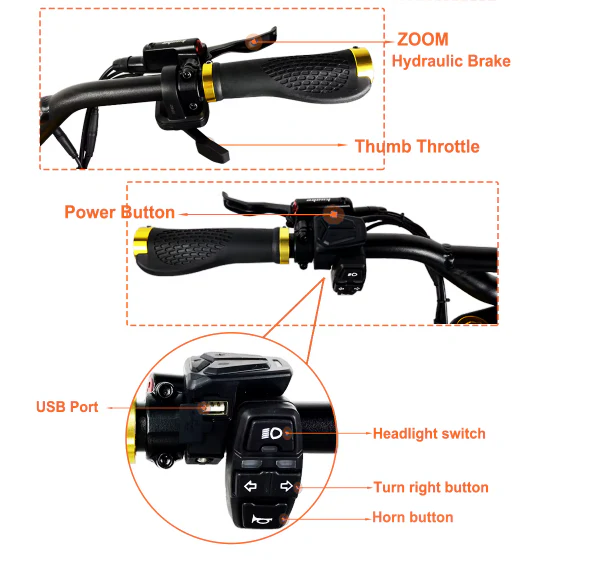 Kaabo Wolf King GT Pro Electric Scooter 72V 35Ah samsung Black - Image 11