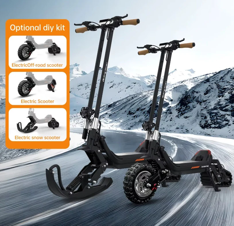 Kachbe Electric Scooter 3 IN 1  E scooter Skiboard snowmobile 48V 1500W - Image 6