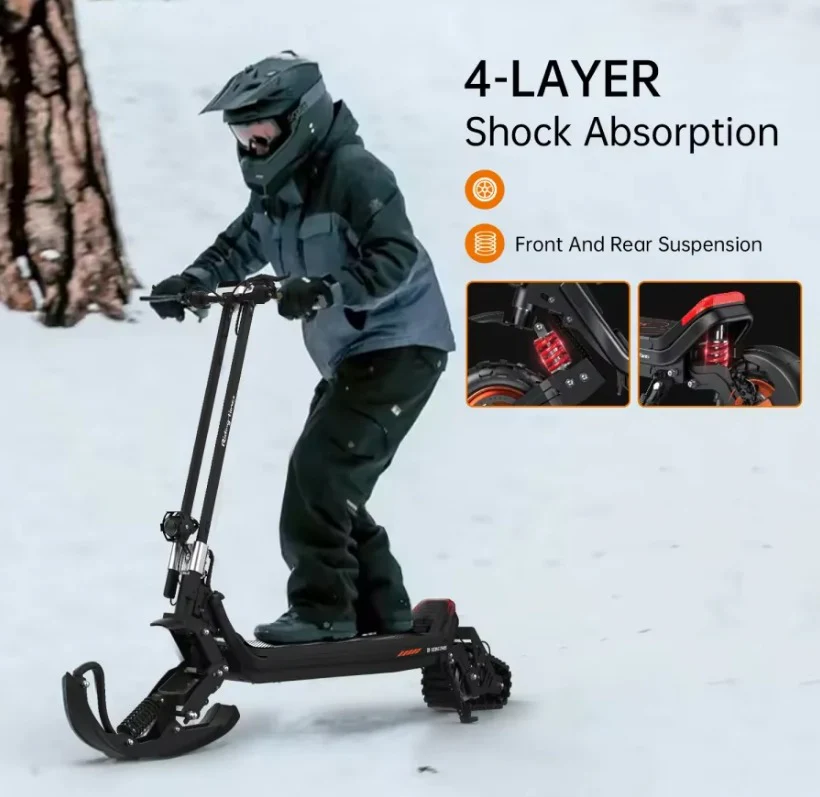 Kachbe Electric Scooter 3 IN 1  E scooter Skiboard snowmobile 48V 1500W - Image 8