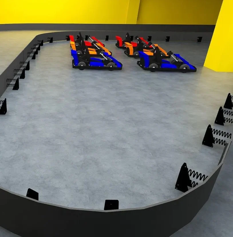 Karting Crash Barrier Road Barriers Tracks Go Kart Track Permanent