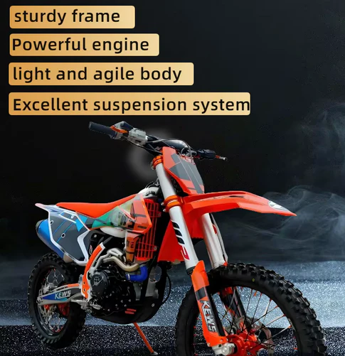 KEWS DIRT BIKE-PETROL -Black 450CC 80Kmh Speed - Image 3