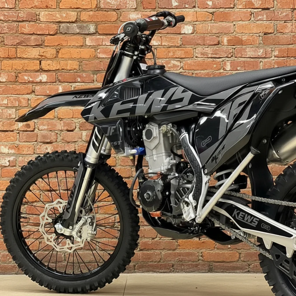 KEWS DIRT BIKE-PETROL -Black 450CC 80Kmh Speed - Image 4